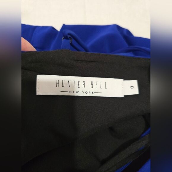 Hunter Bell New York Royal Blue V-neck Jumpsuit Size 0 - Picture 6 of 13